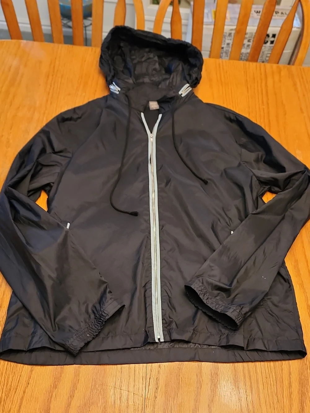 Banana Republic Black Lightweight Zip-Front Jacket